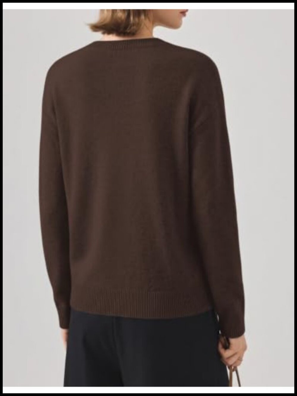 Wool Blend Cardigan Sweaters for Women 2026 Casual Fall Outfits - Picture 5 of 6